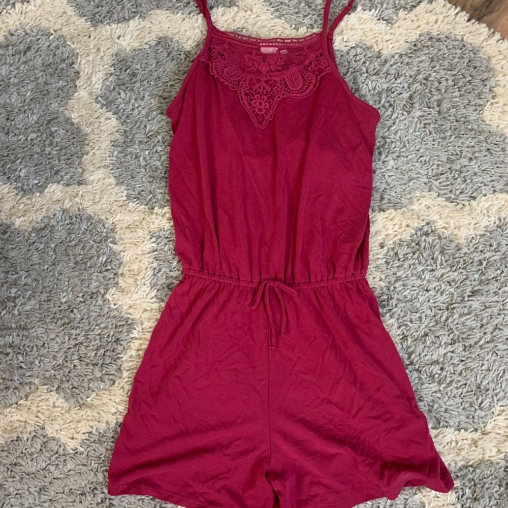 Lace Detail Romper